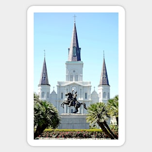 St. Louis Cathedral from Jackson Square Sticker